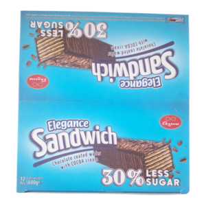 Elegance Sandwich Kekse 30% Zucker 600gx6