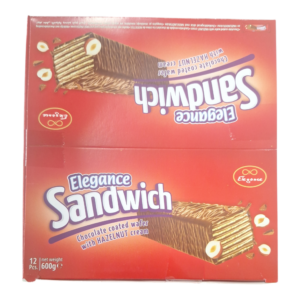 Elegance Sandwich Kekse Haselnüsse 600gx12