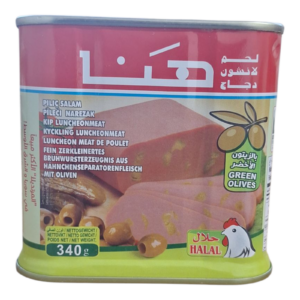 Hana chicken with olives mortadella 340gx24