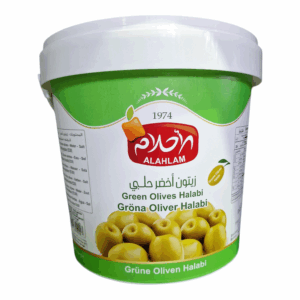 Al Ahlam grüne Oliven Halabi Eimer 7kgx1