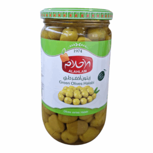 Al Ahlam grüne Oliven Halabi 500gx12